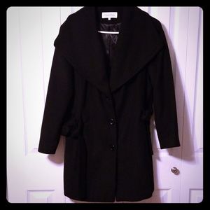 Black Calvin Klein Coat